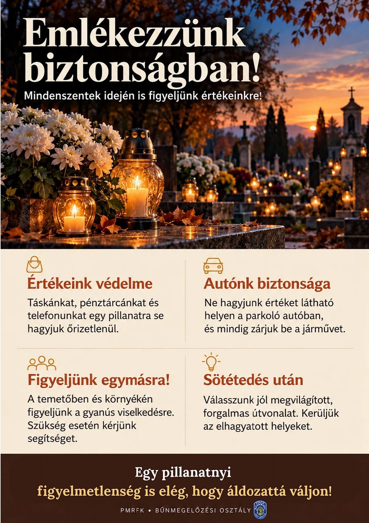 Emlékezzünk biztonságban!
